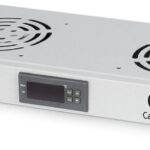 8034585809 Cabeus JG02 Модуль вентиляторный 19", 2 вентилятора, с цифровым термодатчиком Hirschmann