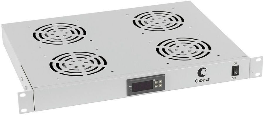 doc049165770 8034585810 Cabeus JG03t Модуль вентиляторный 19", 4 вентилятора, с цифровым термодатчиком Hirschmann — изображение 1