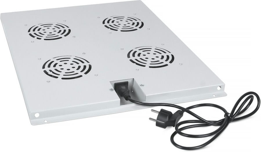 doc049165802 8034585080 Cabeus TRAY-80 Модуль вентиляторный с 4-я вентиляторами для установки в напольные шкафы серии SH-05C, ND-05C глубиной 800мм Hirschmann — изображение 1