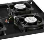 8034585299 Cabeus TRAY-60-BK Модуль вентиляторный с 4-я вентиляторами для установки в напольные шкафы серии SH-05C, ND-05C глубиной 600мм, цвет черный Hirschmann