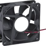 8034105033 Axial Fan, 12 V dc, DC Operation, 2.58m³/min, 3W, 20mA Max, 120 x 120 x 32mm Hirschmann