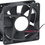 8034105038 Axial Fan, 24 V dc, DC Operation, 4.34m³/min, 16.8W, 700mA Max, 120 x 120 x 38mm Hirschmann