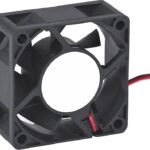 8034105042 Axial Fan, 12 V dc, DC Operation, 0.28m³/min, 2.76W, 230mA Max, IP20, 40 x 40 x 20mm Hirschmann