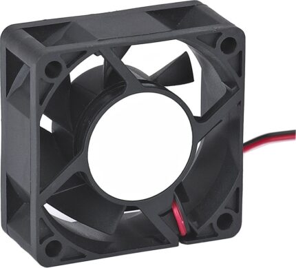 8034105040 Axial Fan, 12 V dc, DC Operation, 0.11m³/min, 700mW, 60mA Max, IP20, 40 x 40 x 10mm Hirschmann