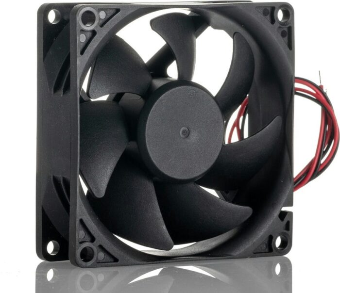 8034105057 Axial Fan, 24 V dc, DC Operation, 1.04m³/min, 2.4W, 100mA Max, IP20, 80 x 80 x 25mm Hirschmann — изображение 2