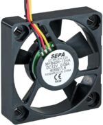 8026563574 DC axial fan, 12 V, 40 x 40 x 10 mm, 11.1 m³/h, 21 dB, ball bearing, SEPA MFB40H12A Hirschmann — изображение 2