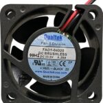 8005750369 FAD1-04020DBHW11, Fan Tubeaxial 24VDC Square - 40mm L x 40mm H Ball 8.8 CFM (0.246m³/min) 2 Wire Leads Hirschmann
