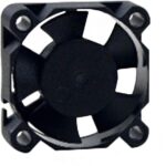8006125228 MR3010L12B-RSR, Fan Tubeaxial 12VDC Square - 30mm L x 30mm H Ball 4.1 CFM (0.115m³/min) 2 Wire Leads Hirschmann