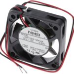 8005756732 04010SS-12M-AA-00, Fan Tubeaxial 12VDC Square - 40mm L x 40mm H Sleeve 5.6 CFM (0.157m³/min) 2 Wire Leads Hirschmann