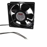 8005757703 UF12A23-BWHNR-L36, Fan Tubeaxial 230VAC Square - 120mm L x 120mm H Ball 106.0 CFM (2.97m³/min) 2 Wire Leads Hirschmann