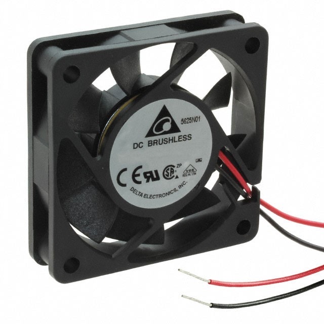 doc049467346 8005772516 AFB0605MC, Fan Tubeaxial 5VDC Square - 60mm L x 60mm H Ball 18.2 CFM (0.510m³/min) 2 Wire Leads Hirschmann — изображение 1