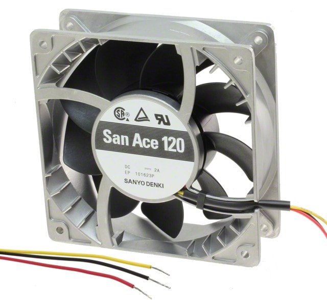 doc049467519 8005772364 9SG1224H101, Fan Tubeaxial 24VDC Square - 119mm L x 119mm H Ball 142.0 CFM (3.98m³/min) 3 Wire Leads Hirschmann — изображение 1