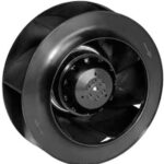 8005785278 R4E225-AT15-10, Fan Motorized Impellers 115VAC Round - 225mm Dia Ball 4 Wire Leads with Splice Terminals Hirschmann