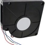 8005790375 19030622A, Fan Blower 24VDC Square/Rounded - 120.7mm L x 120.7mm H Ball 25.0 CFM (0.700m³/min) 3 Wire Leads Hirschmann