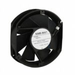 8005790580 15050VA-48M-EA-YY, Fan Tubeaxial 48VDC Rectangular/Rounded - 172mm L x 150mm H Ball 194.5 CFM (5.45m³/min) 2 Wire Leads Hirschmann