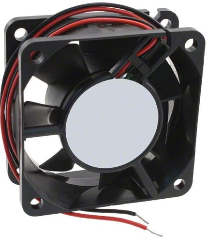 8005792874 2410ML-05W-B40-E00, Fan Tubeaxial 24VDC Square - 60mm L x 60mm H Ball 21.5 CFM (0.602m³/min) 2 Wire Leads Hirschmann