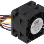 8005793018 MH4028X12B1+6-RSR, Fan Tubeaxial 12VDC Square - 40mm L x 40mm H Ball 25.2 CFM (0.706m³/min) 4 Wire Leads Hirschmann