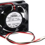 8005795627 04015SS-12N-AL-00, Fan Tubeaxial 12VDC Square - 40mm L x 40mm H Sleeve 7.4 CFM (0.207m³/min) 3 Wire Leads Hirschmann