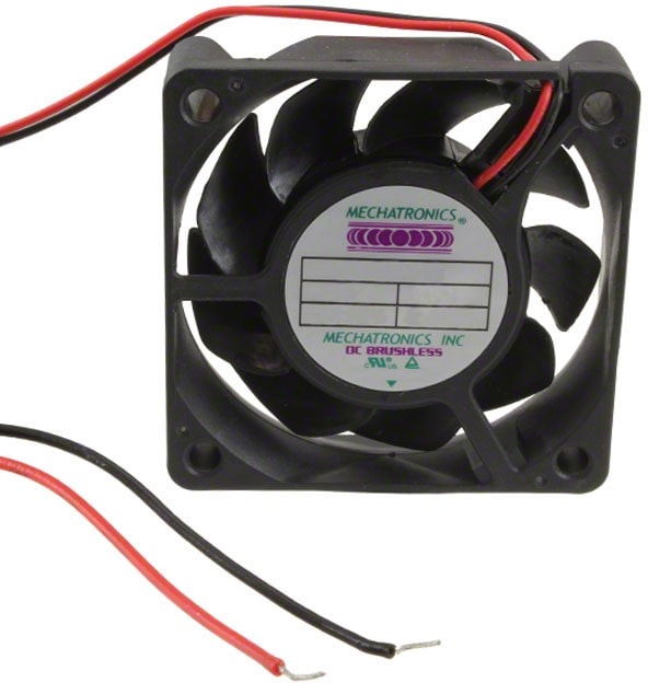 doc049477065 8005797920 G6015E24B-AGR-EM, Fan Tubeaxial 24VDC Square - 60mm L x 60mm H Ball 20.0 CFM (0.560m³/min) 2 Wire Leads Hirschmann — изображение 1