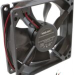 8005802994 3610SB-05W-B30-E00, Fan Tubeaxial 24VDC Square - 92mm L x 92mm H Ball 41.3 CFM (1.16m³/min) 2 Wire Leads Hirschmann