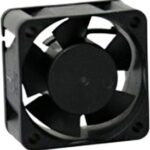 8006146752 MR4020H12B-RSR, Fan Tubeaxial 12VDC Square - 40mm L x 40mm H Ball 13.6 CFM (0.381m³/min) 2 Wire Leads Hirschmann