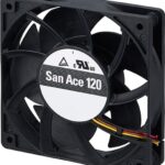 8049705487 Вентилятор Sanyo Denki San Ace 120 9GA1212S4001 12V DC 0.61A 120X25 3pin Hirschmann