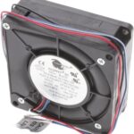 8005816757 16003387A, Fan Blower 24VDC Square - 79.8mm L x 79.8mm H Ball 20.0 CFM (0.560m³/min) 3 Wire Leads Hirschmann