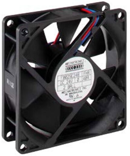 8006854141 F8025M12B3-FSR, FAN AXIAL 80X25MM 12VDC WIRE Hirschmann