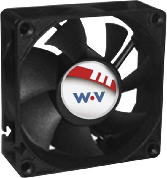 doc049489365 8005831657 DC0702512U2B-2T0, Fan Tubeaxial 12VDC Square - 70mm L x 70mm H Ball 54.8 CFM (1.53m³/min) 2 Wire Leads Hirschmann — изображение 1