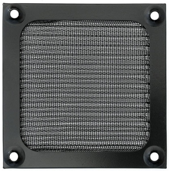doc049489869 8005833032 AFM-80B, 80mm Sq Fan Filter/Screen Aluminum, Stainless Steel Black Anodized Hirschmann — изображение 1