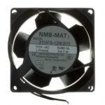8005842164 3115FS-12W-B10-A00, Fan Tubeaxial 115VAC Square - 80mm L x 80mm H Ball 22.0 CFM (0.616m³/min) 2 Wire Leads Hirschmann