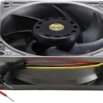 8005841777 9LG0824M4001, Fan Tubeaxial 24VDC Square - 80mm L x 80mm H Ball 3 Wire Leads Hirschmann