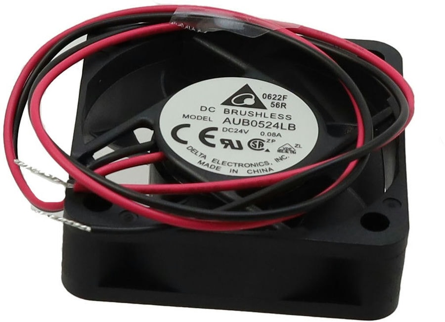 doc049496426 8005852111 AUB0524LB, Fan Tubeaxial 24VDC Square - 50mm L x 50mm H Superflo 9.9 CFM (0.277m³/min) 2 Wire Leads Hirschmann — изображение 1