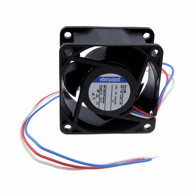 doc049498673 8005859604 614J/2H, Fan Tubeaxial 24VDC Square - 60mm L x 60mm H Ball 41.1 CFM (1.15m³/min) 3 Wire Leads Hirschmann — изображение 1