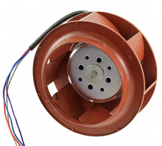doc049499601 8005856725 RER133-41/18/2TDLOU, Fan Motorized Impellers 48VDC Round - 133mm Dia Ball 212.0 CFM (5.94m³/min) 2 Wire Leads Hirschmann — изображение 1