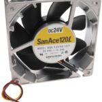 8007482076 9GL1224E101, DC Fans Axial Fan, 120x120x38mm, 24VDC, Long Life, High Performance, Ribless, Tachometer Hirschmann