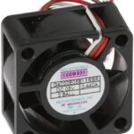 8005867634 G4020E05B1-RSR, Fan Tubeaxial 5VDC Square - 40mm L x 40mm H Ball 11.7 CFM (0.328m³/min) 3 Wire Leads Hirschmann