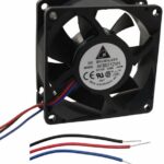 8005876210 AFB0712VH-AF00, Fan Tubeaxial 12VDC Square - 70mm L x 70mm H Ball 52.0 CFM (1.46m³/min) 3 Wire Leads Hirschmann