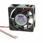 8006109036 F6025X12B-FHR-EM, Fan Tubeaxial 12VDC Square - 60mm L x 60mm H Ball 28.0 CFM (0.784m³/min) 2 Wire Leads Hirschmann