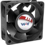 8005890651 DC0602512J2B-2T0, Fan Tubeaxial 12VDC Square - 60mm L x 60mm H Ball 17.1 CFM (0.479m³/min) 2 Wire Leads Hirschmann