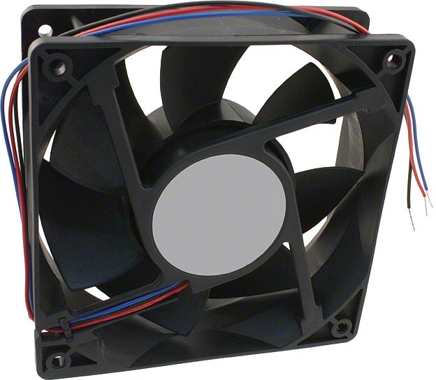doc049509935 8005893656 AFB1224SHE-F00, Fan Tubeaxial 24VDC Square - 120mm L x 120mm H Ball 151.9 CFM (4.25m³/min) 3 Wire Leads Hirschmann — изображение 1