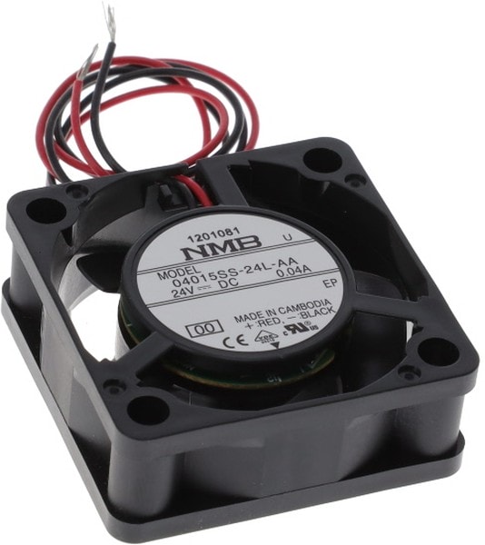 doc049510997 8012526022 04015SS-24L-AA-00,DC Axial Fan, 24 V, Square, 40 mm, 15 mm, Sleeve Bearing, 5.7 CFM Hirschmann — изображение 1