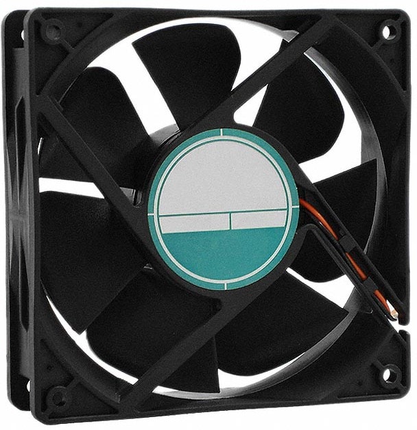 doc049512519 8005900893 OD1232-48MB02A, Fan Tubeaxial 48VDC Square - 120mm L x 120mm H Ball 107.0 CFM (3.00m³/min) 3 Wire Leads Hirschmann — изображение 1