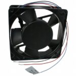 8005903008 19031377A, Fan Tubeaxial 48VDC Square - 127mm L x 127mm H Ball 150.0 CFM (4.20m³/min) 3 Wire Leads Hirschmann