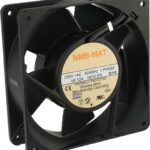 8005909881 4715HS-23T-B5A-A00, Fan Tubeaxial 230VAC Square - 119mm L x 119mm H Ball 105.9 CFM (2.97m³/min) 2 Terminals Hirschmann