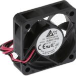 8005918608 AUB0512HB, Fan Tubeaxial 12VDC Square - 50mm L x 50mm H Superflo 14.1 CFM (0.395m³/min) 2 Wire Leads Hirschmann