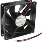 8005920971 3610KL-04W-B20-D00, Fan Tubeaxial 12VDC Square - 92mm L x 92mm H Ball 33.5 CFM (0.938m³/min) 2 Wire Leads Hirschmann