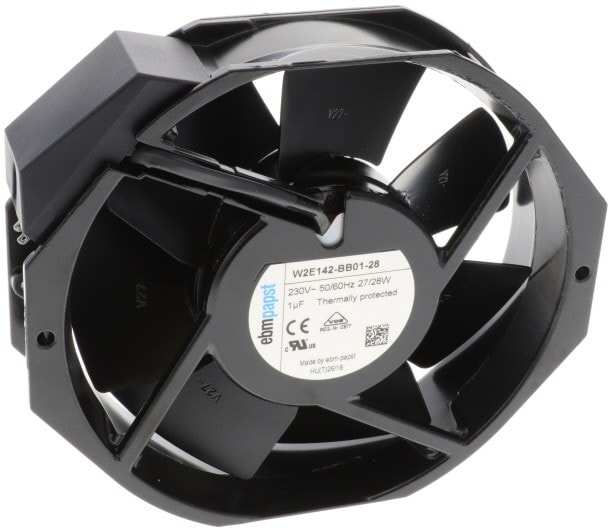 doc049520669 8005918548 W2E142-BB01-28, Fan Tubeaxial 230VAC Rectangular - 172mm L x 150mm H Ball 2 Terminals Hirschmann — изображение 1