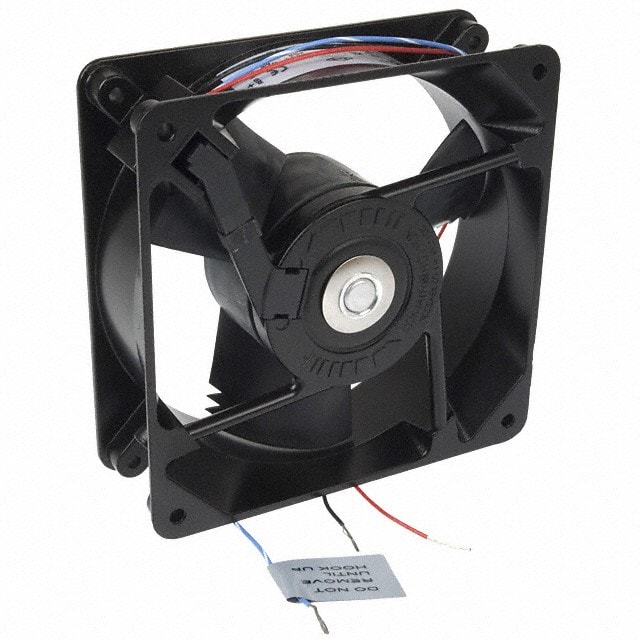 doc049520937 8006084088 19032105A, Fan Tubeaxial 28VDC Square - 119.13mm L x 119.13mm H Ball 110.0 CFM (3.08m³/min) 3 Wire Leads Hirschmann — изображение 1