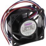8005927733 F6025X24B1-FSR, Fan Tubeaxial 24VDC Square - 60mm L x 60mm H Ball 27.0 CFM (0.756m³/min) 3 Wire Leads Hirschmann